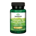 Ultimate 16 strain probiotic (60 kaps.) Probiotyk 16 szczepów Swanson